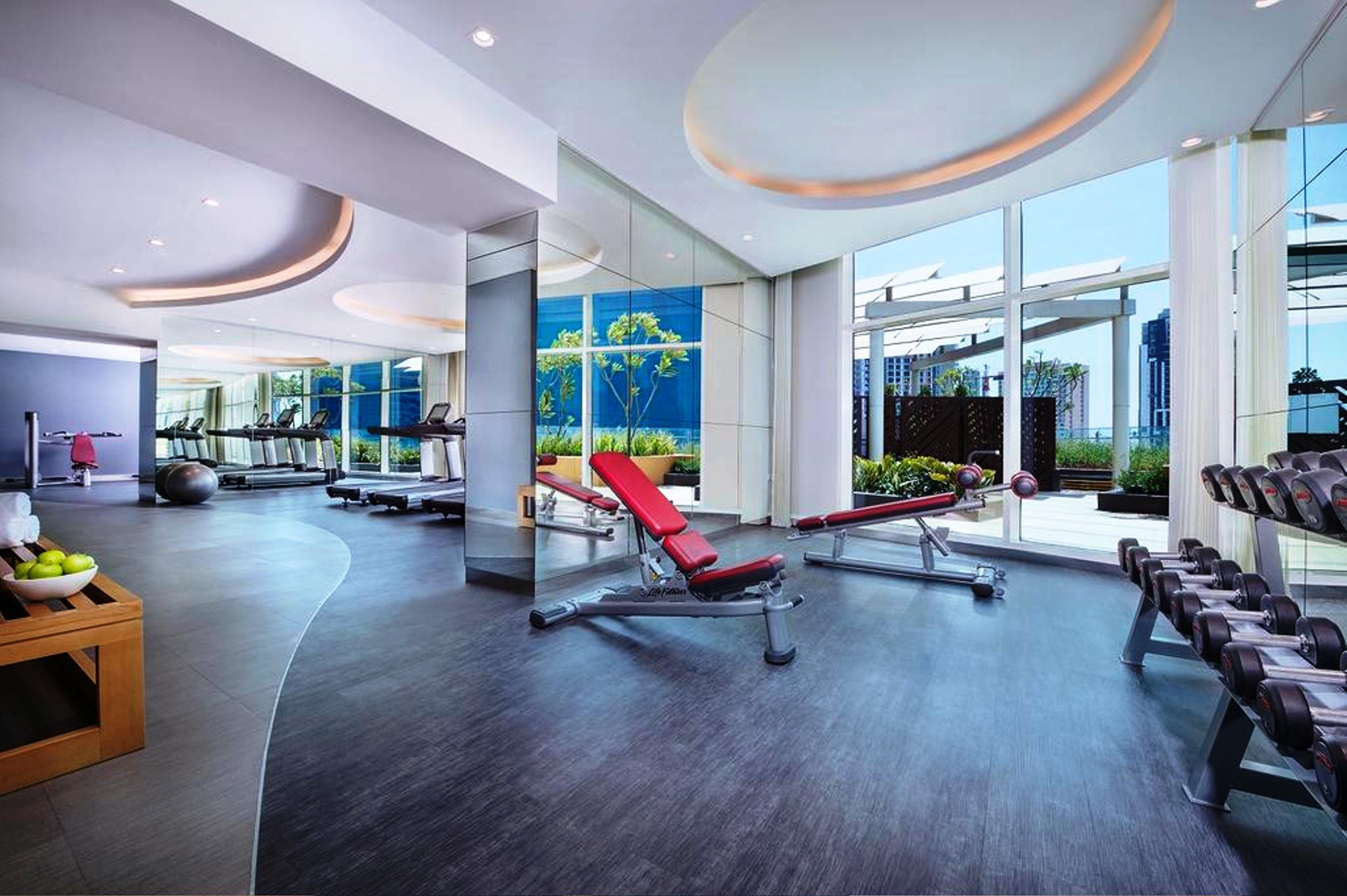 Damac Maison Distinction Dubai Exterior photo The gym at the Shangri-La Hotel, Kuala Lumpur