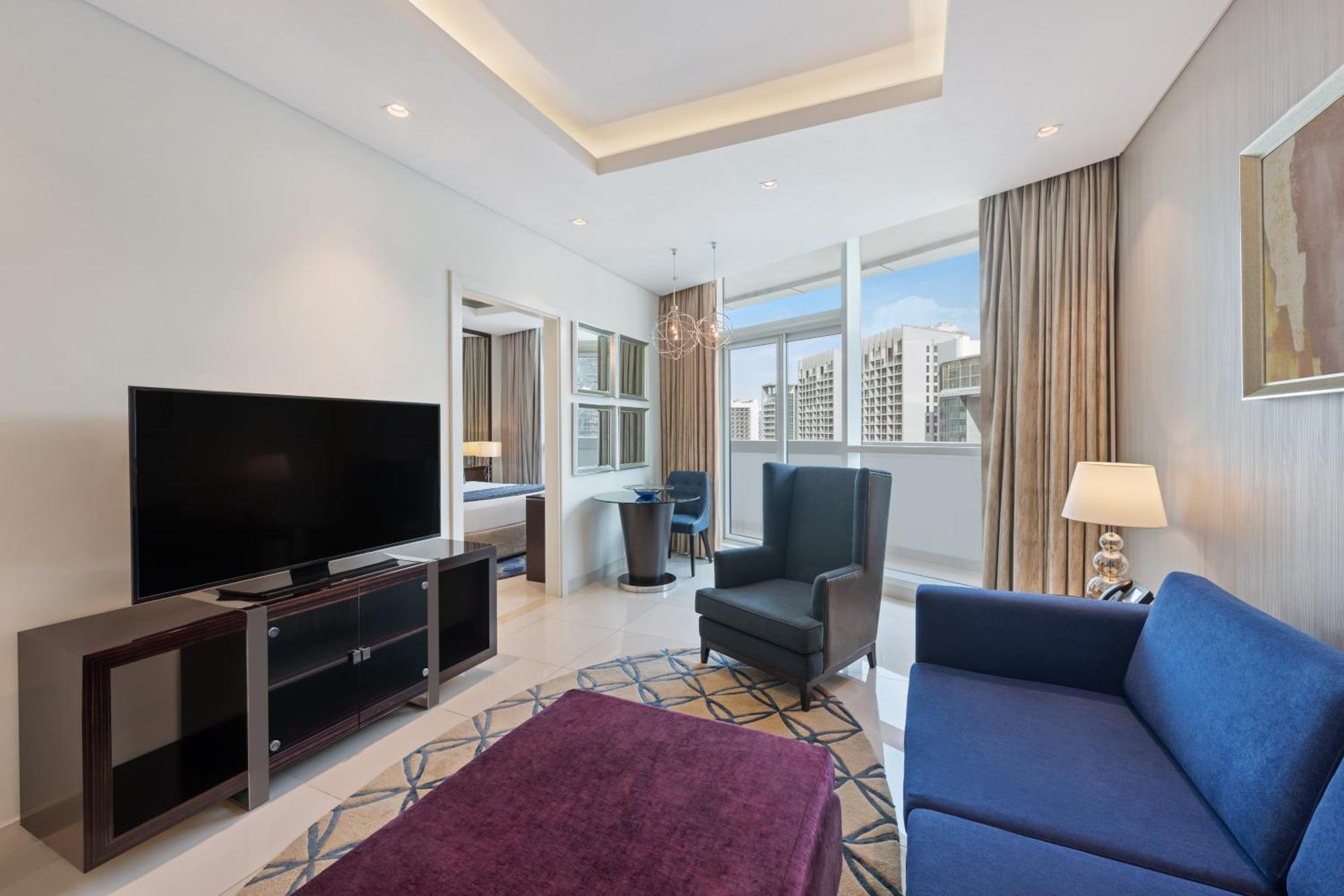 Damac Maison Distinction Dubai Exterior photo Living room