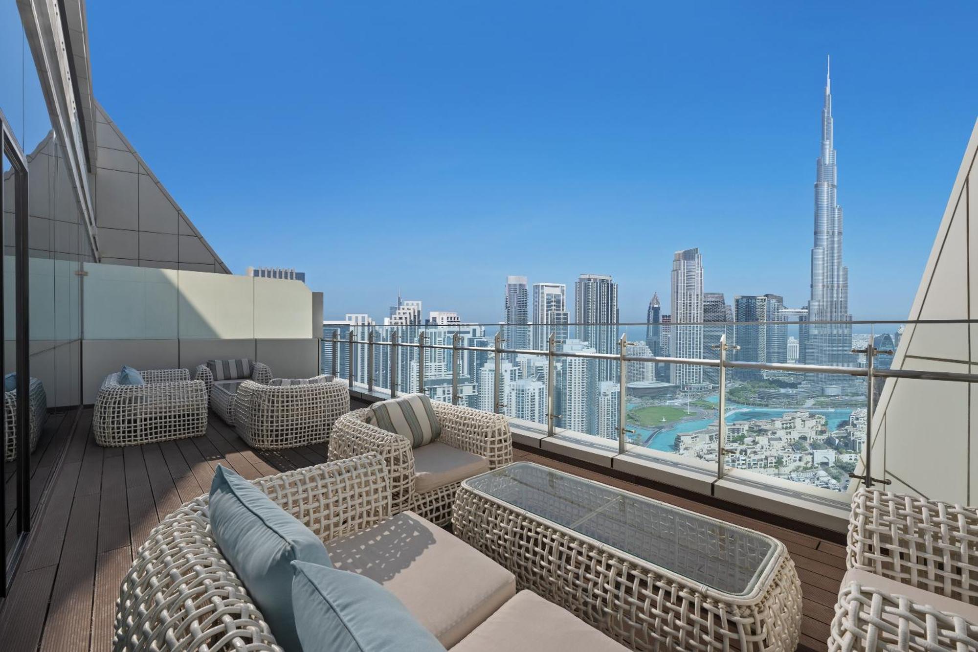 Damac Maison Distinction Dubai Exterior photo View from the rooftop