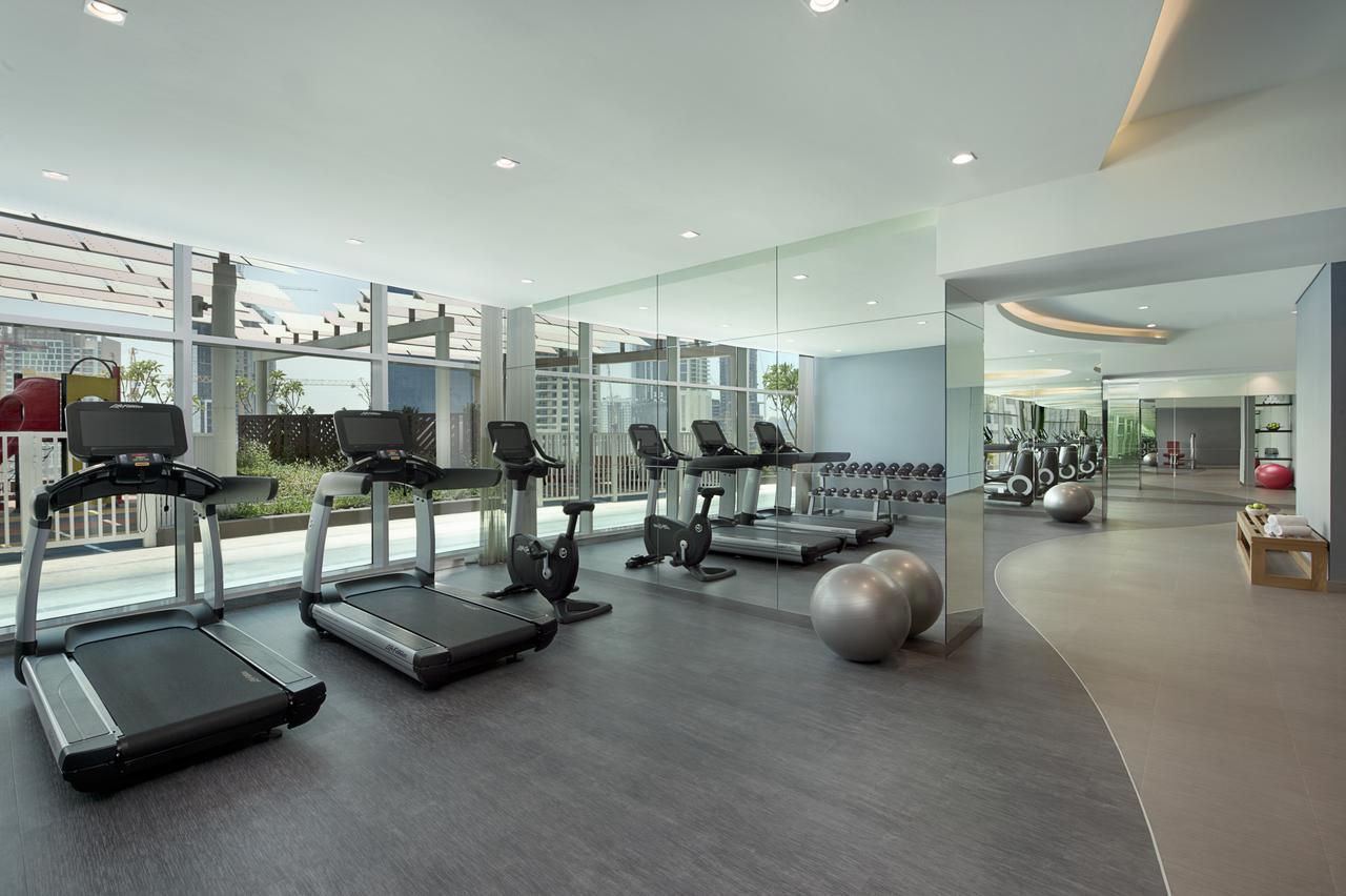 Damac Maison Distinction Dubai Exterior photo The gym at the hotel